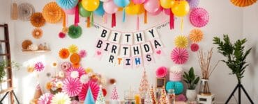DIY birthday decorations