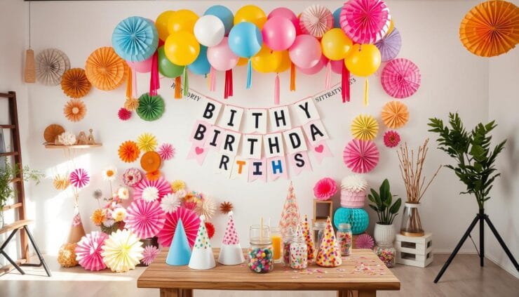 DIY birthday decorations