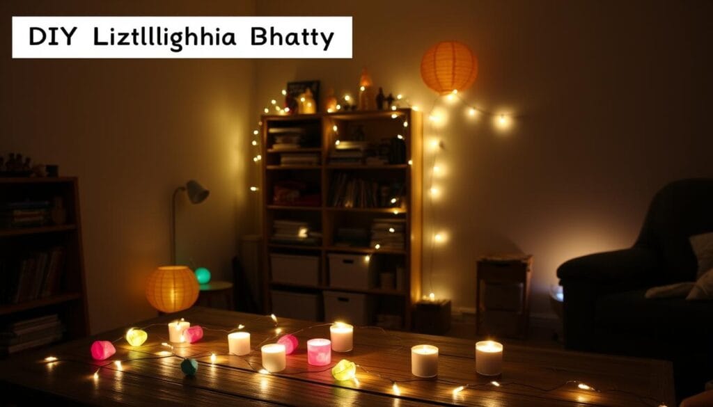 DIY lighting for party decorations