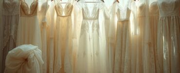 authentic 1970s wedding dress