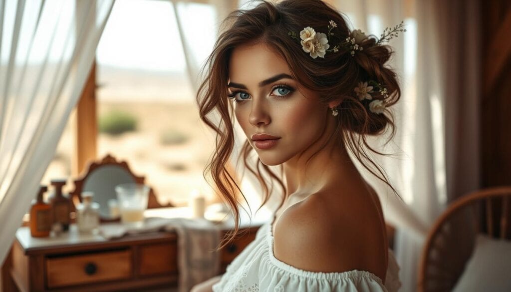 boho updos