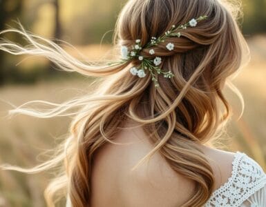 boho wedding hair