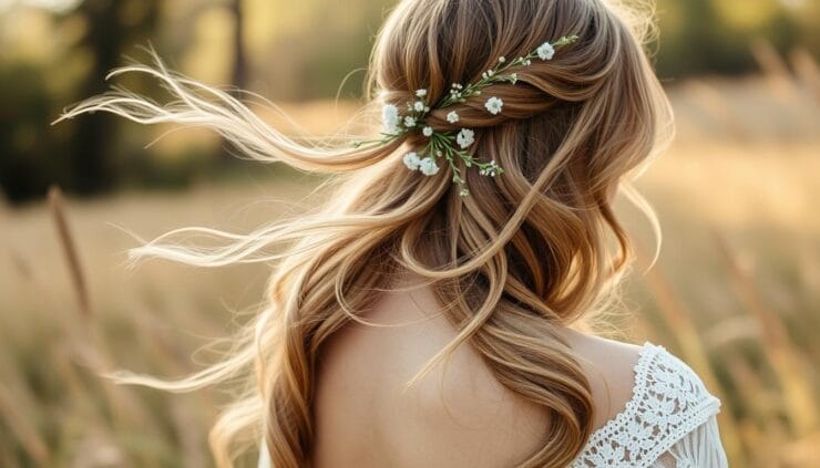 boho wedding hair