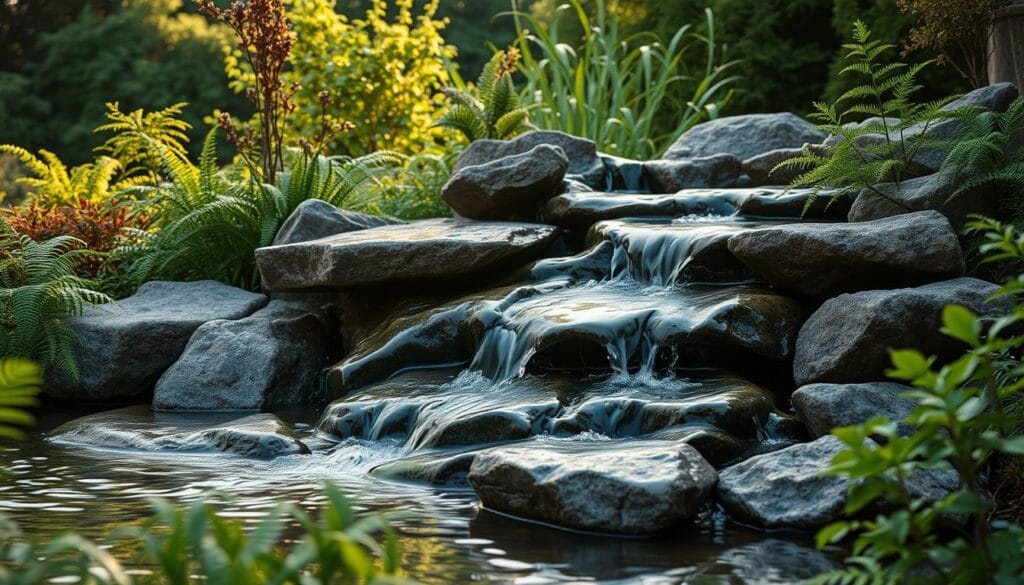 bubbling rocks water feature ideas