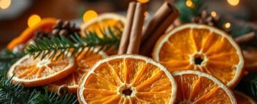 dried orange christmas decorations
