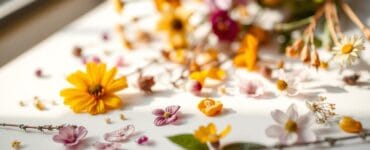 how to make pressed flower art