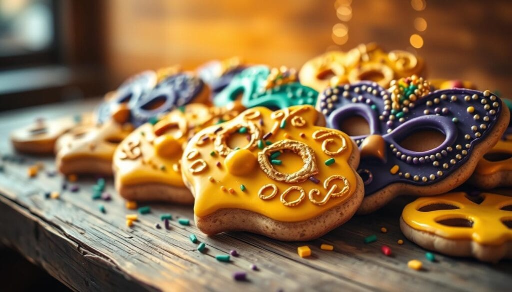 mardi gras cookies