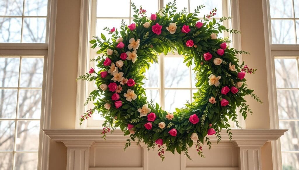 spring wreaths as a statement piece